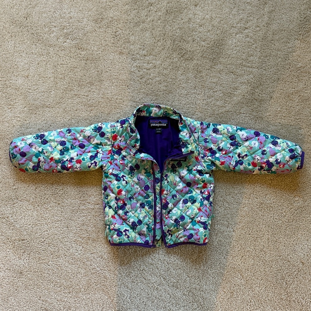 Patagonia Multicolor Toddler Girls Puffer Jacket